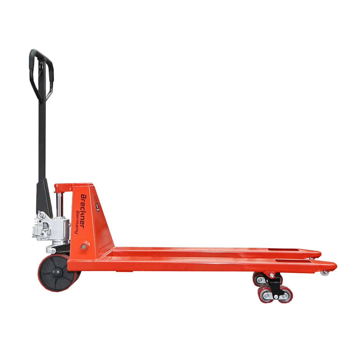 Transpalet manual 2500 KG cu roata de silicon  - imagine 4