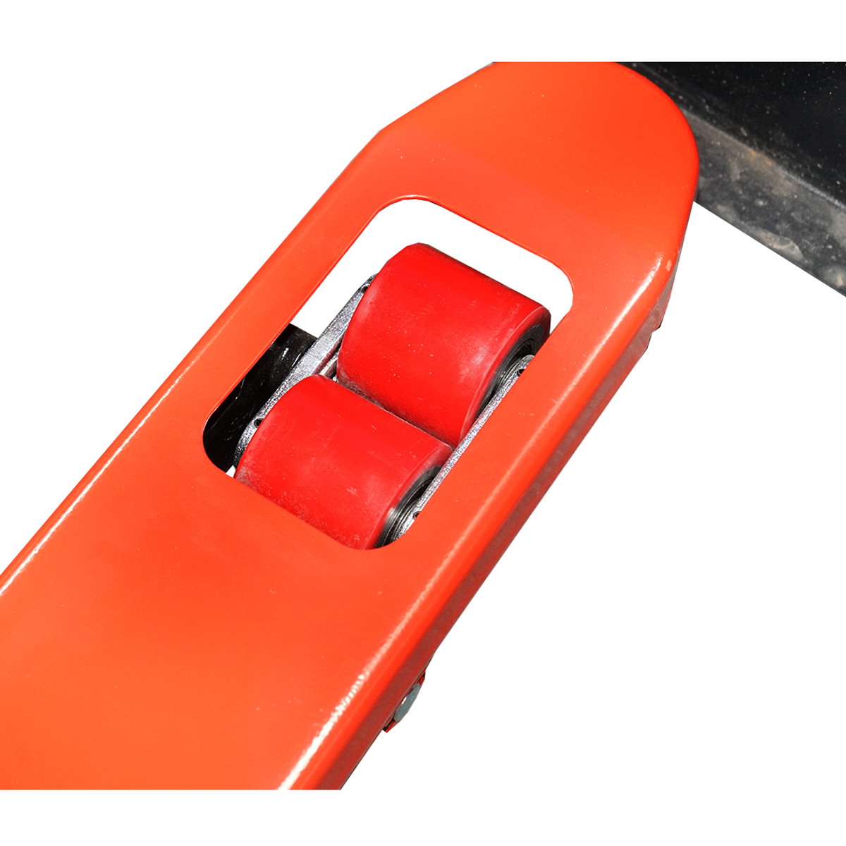 Transpalet manual 2500 KG cu roata de silicon  - imagine 12