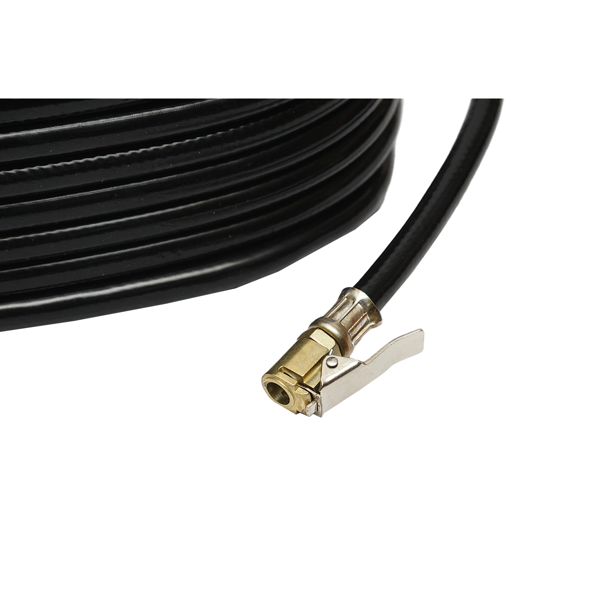 Furtun aer compresor L 20 m cu capete de legatura pentru umflat roti - imagine 5