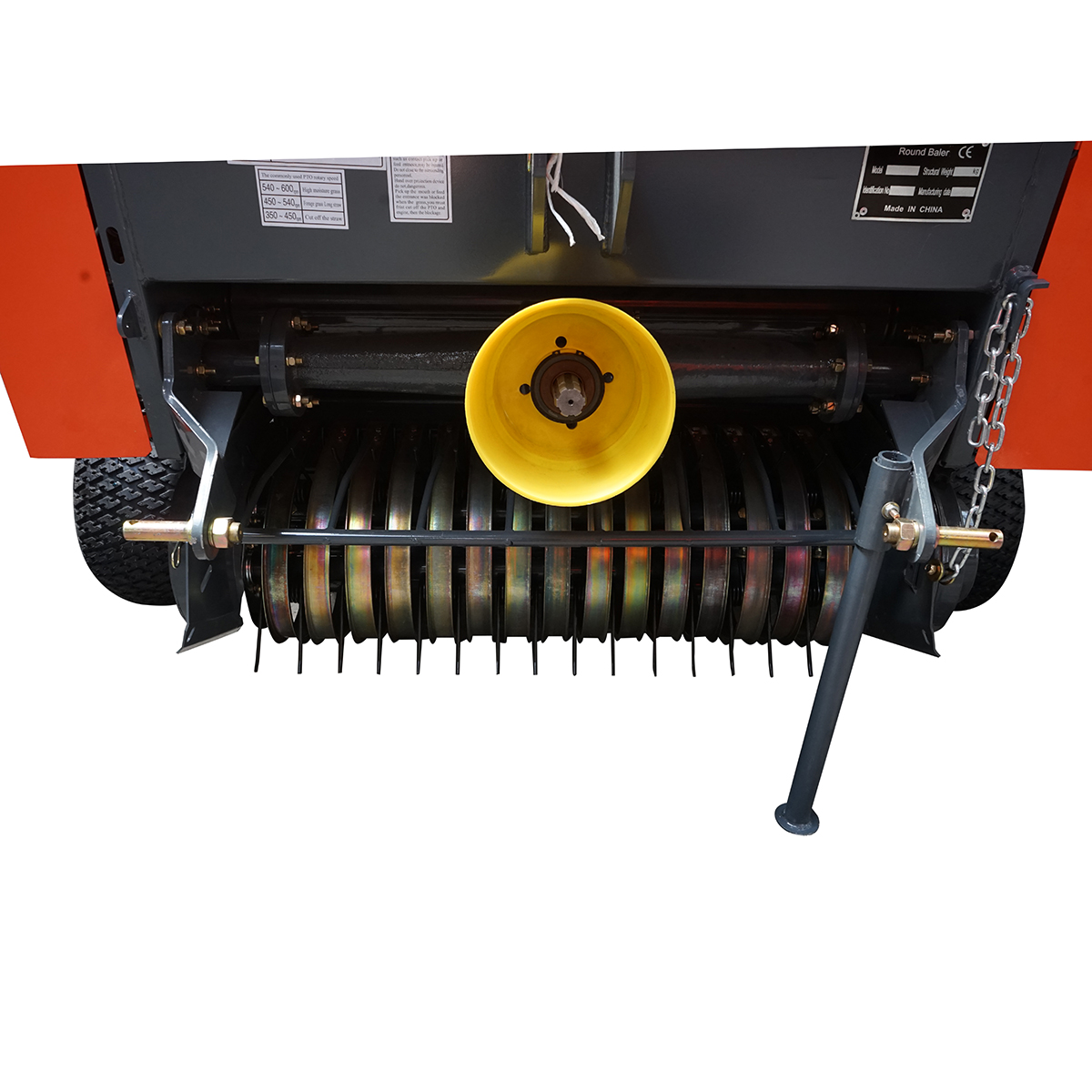 Balotiera Konig Traktoren 1000mm, balot rotund 630x930mm, sfoara, cardan inclus - imagine 7