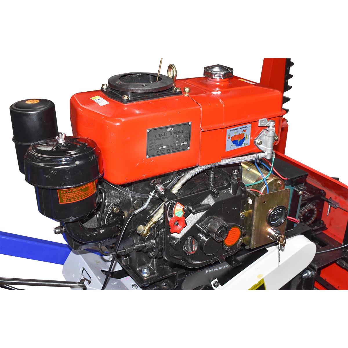 Motocultor pe motorina 6CP cu cositoare combinata latime de lucru 1000mm Baisan - imagine 9