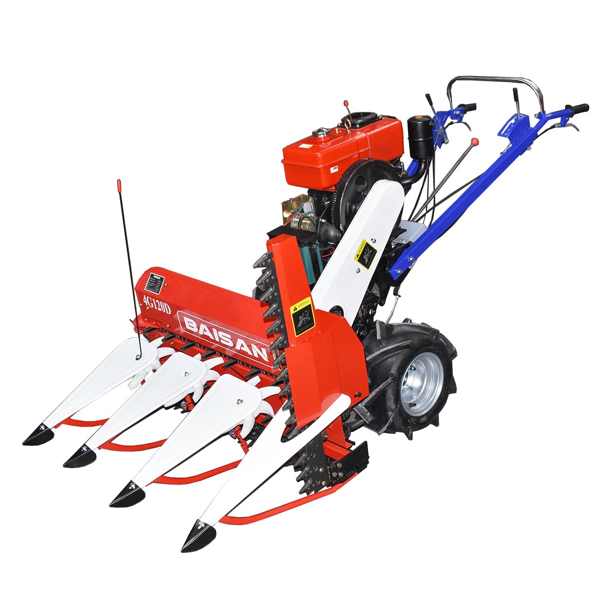 Motocultor pe motorina 6CP cu cositoare combinata latime de lucru 1000mm Baisan - imagine 3