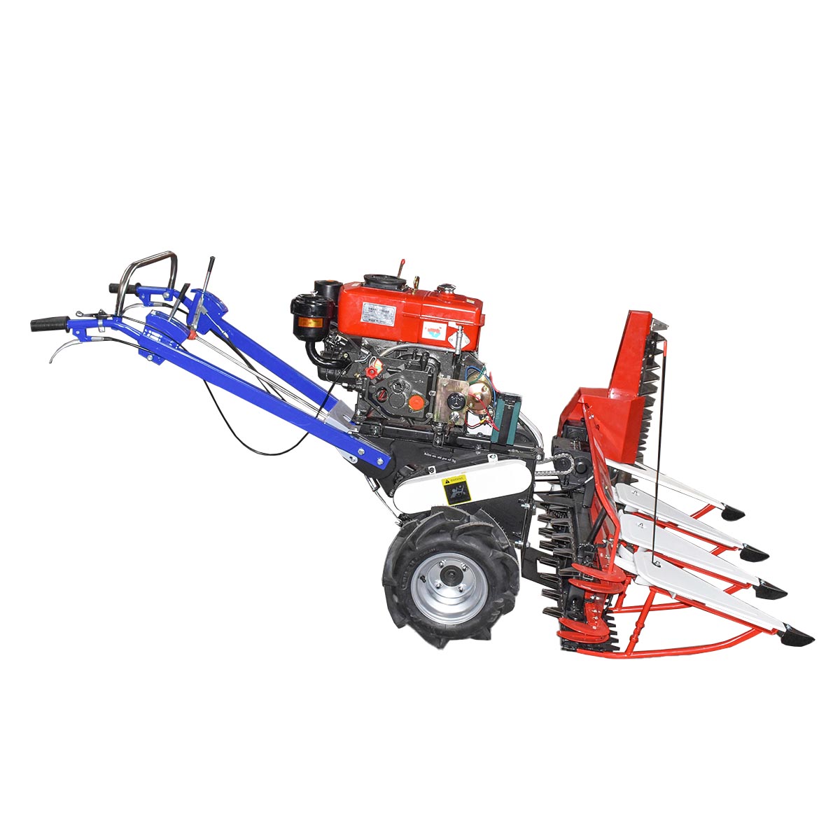 Motocultor pe motorina 6CP cu cositoare combinata latime de lucru 1000mm Baisan - imagine 4