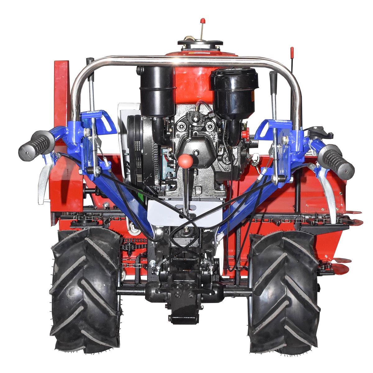 Motocultor pe motorina 6CP cu cositoare combinata latime de lucru 1000mm Baisan - imagine 7