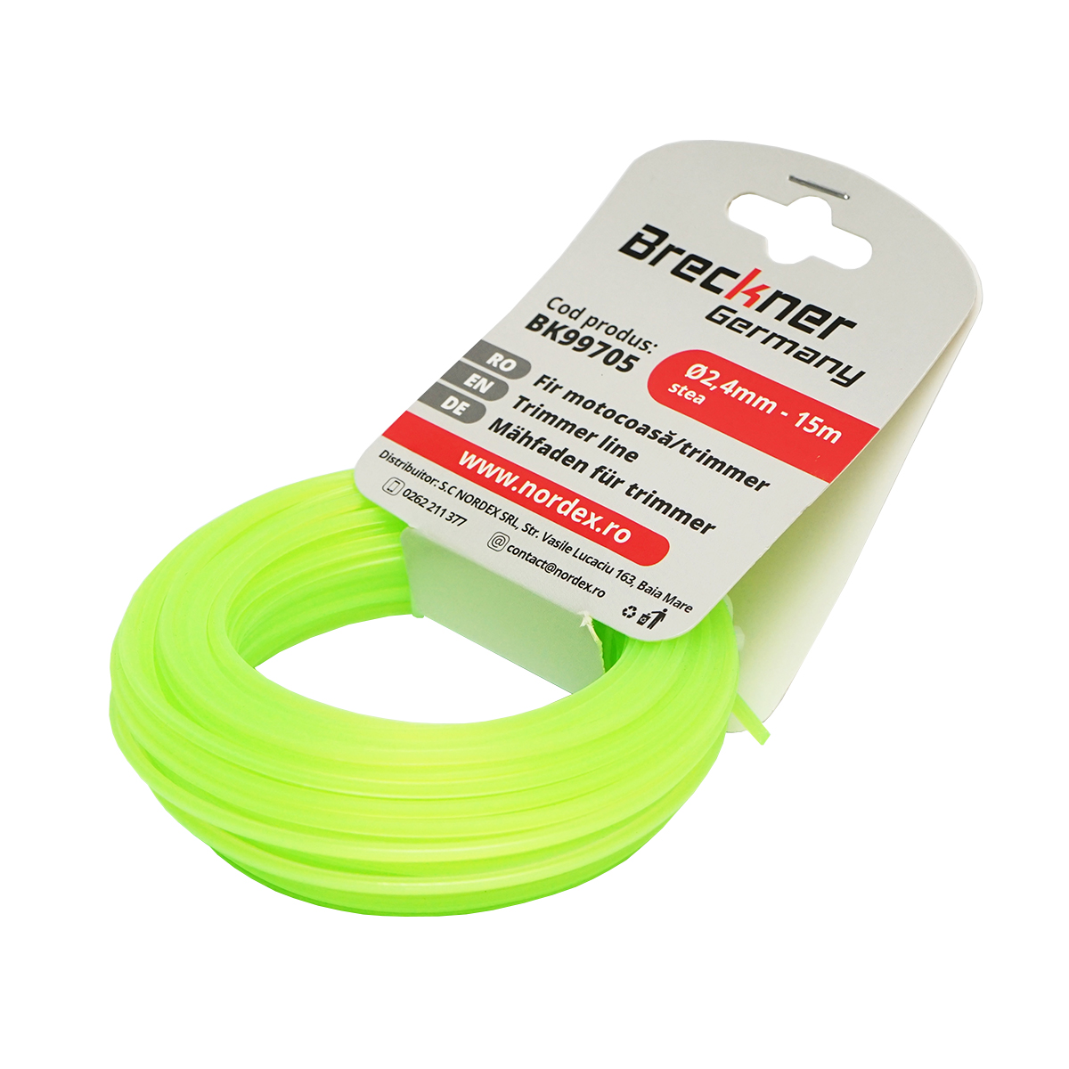 Fir stea pentru motocoasa, 2.4 mm x 15 m Breckner Germany - imagine 3