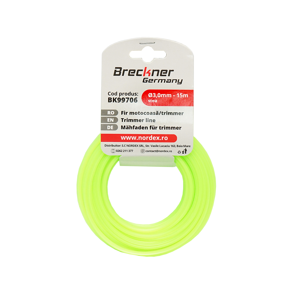 Fir stea pentru motocoasa, 3 mm x 15 m Breckner Germany - imagine 2