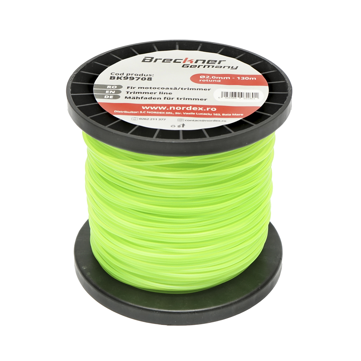 Fir rotund pentru motocoasa, 2 mm x 130 m Breckner Germany	 - imagine 2