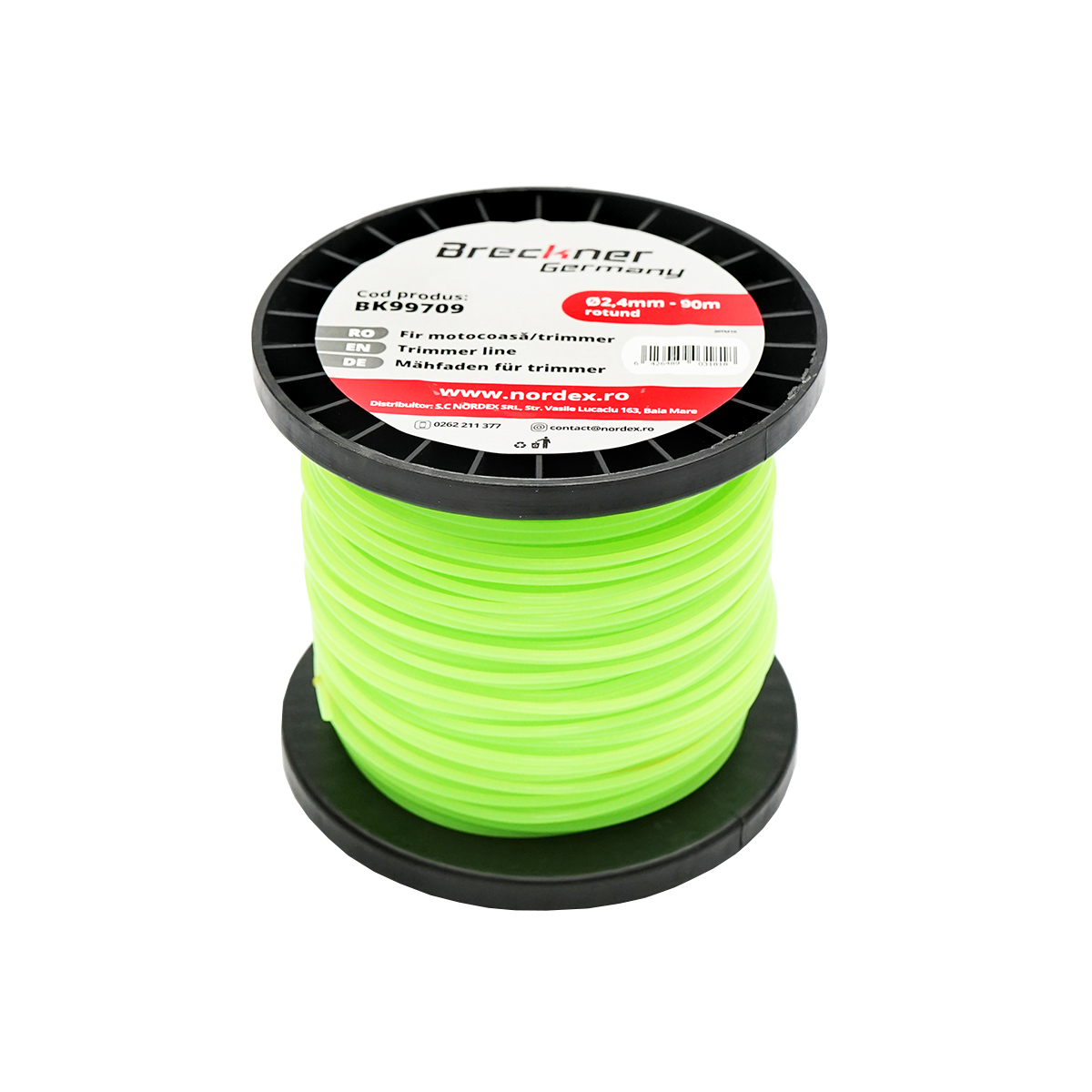 Fir rotund pentru motocoasa, 2.4 mm x 90 m Breckner Germany - imagine 2