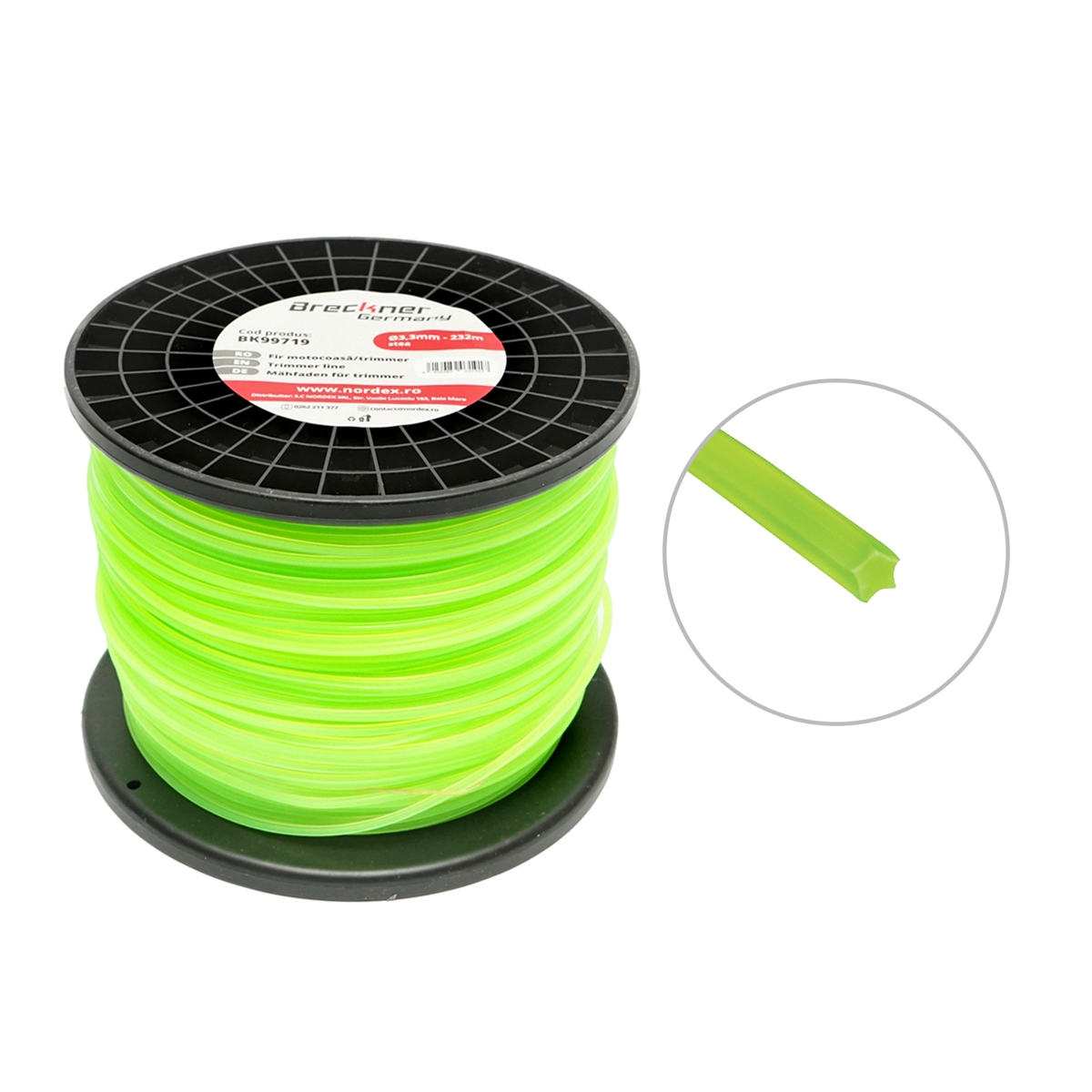 Fir stea pentru motocoasa, 3.3 mm x 232 m Breckner Germany