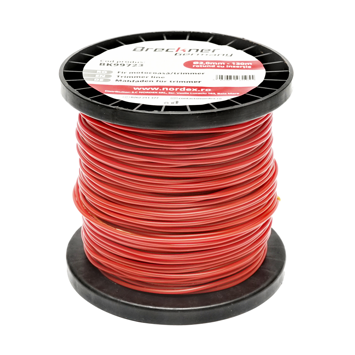 Fir rotund pentru motocoasa, 2.0 mm x 130 m Breckner Germany - imagine 2