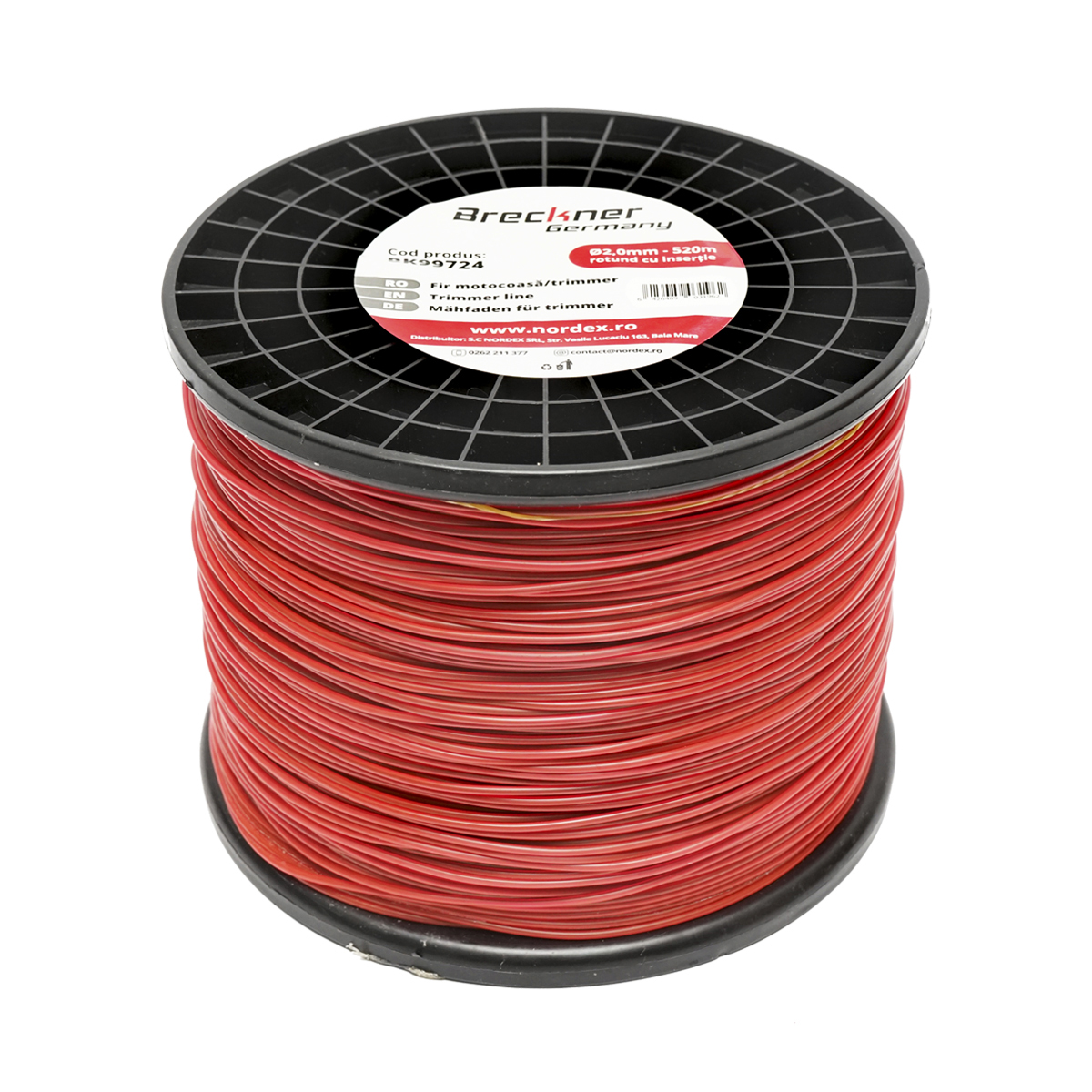 Fir rotund pentru motocoasa, 2.0 mm x 520 m Breckner Germany - imagine 2