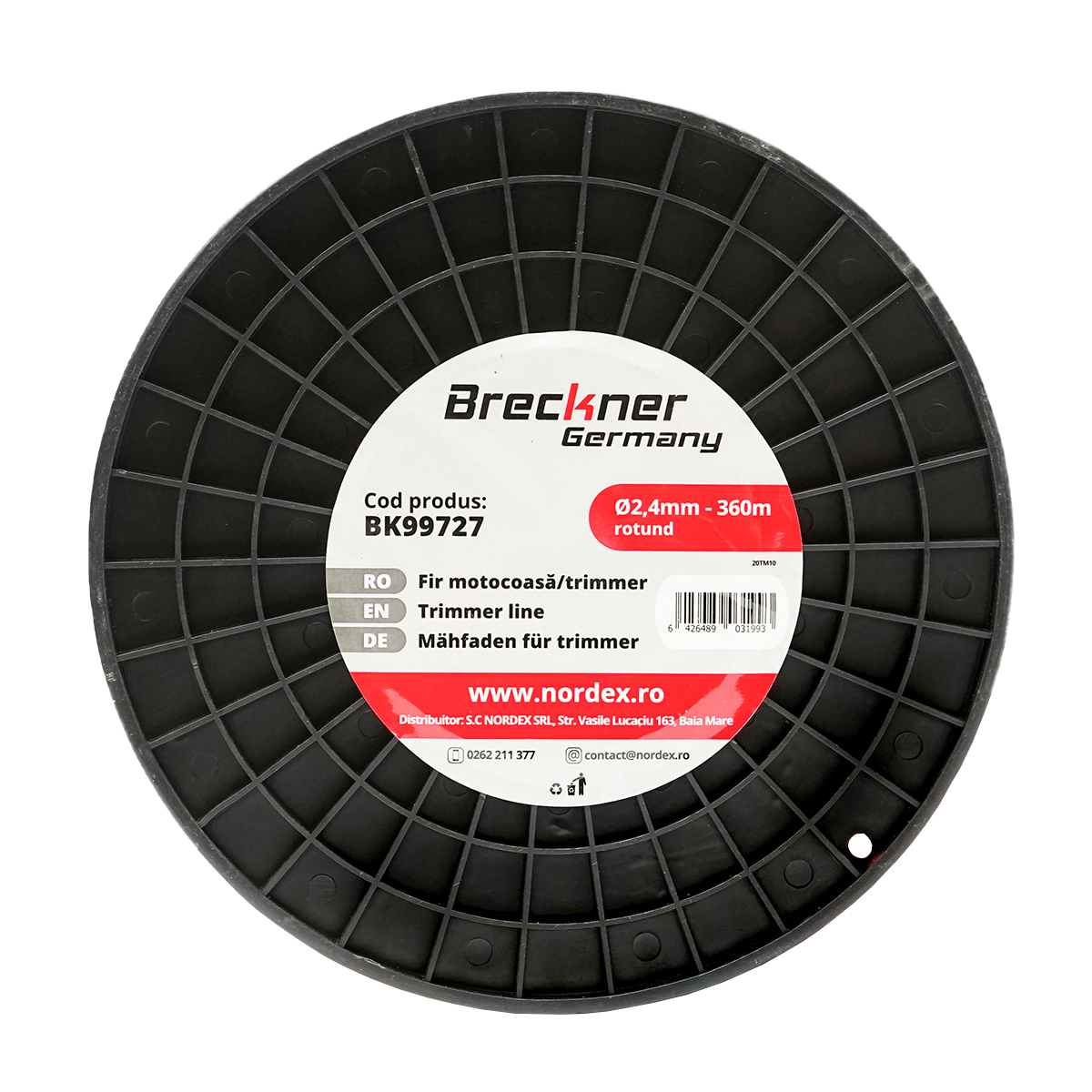 Fir rotund pentru motocoasa, 2.4 mm x 360 m Breckner Germany - imagine 4