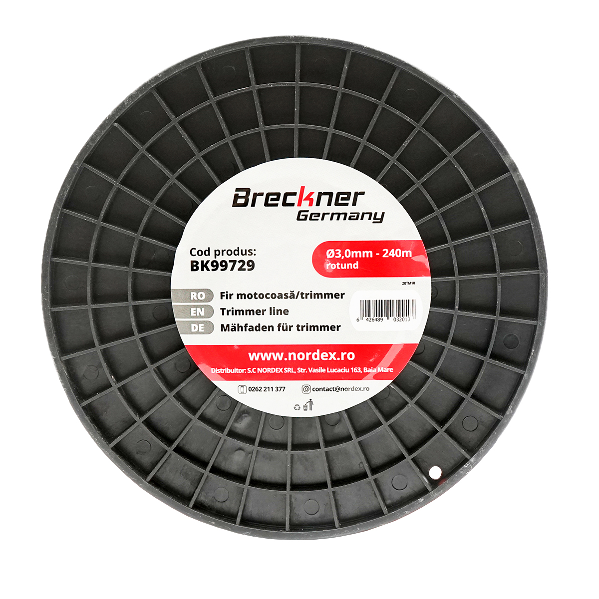 Fir rotund pentru motocoasa, 3.0 mm x 240 m Breckner Germany - imagine 4