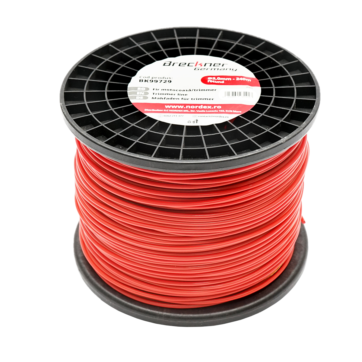 Fir rotund pentru motocoasa, 3.0 mm x 240 m Breckner Germany - imagine 2