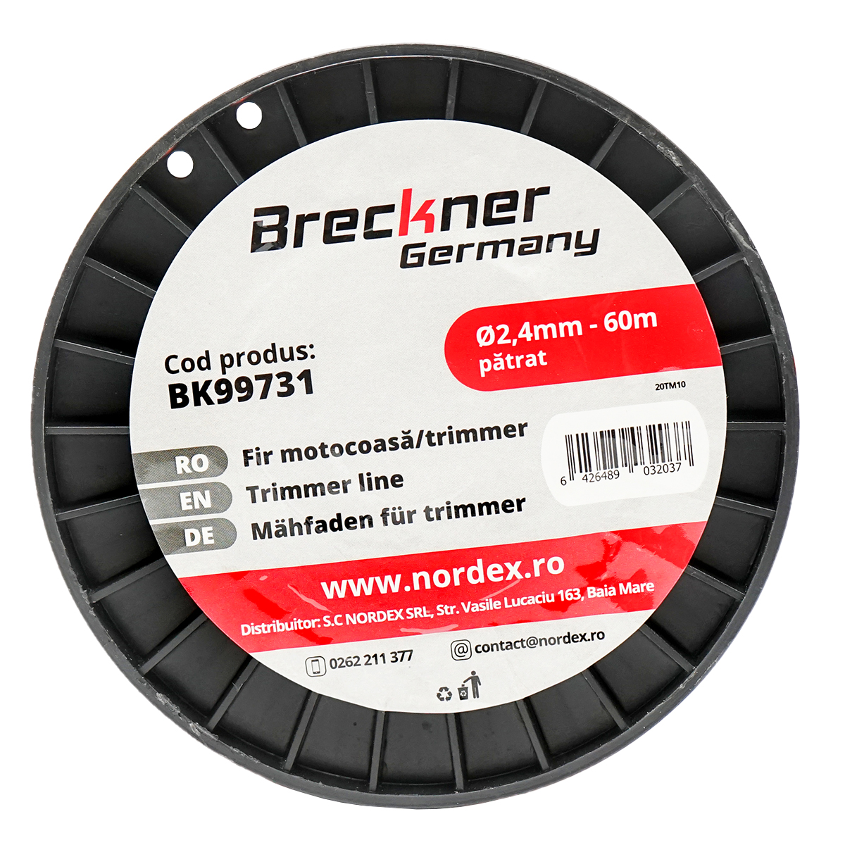 Fir patrat pentru motocoasa, 2.4 mm x 60 m Breckner Germany - imagine 4