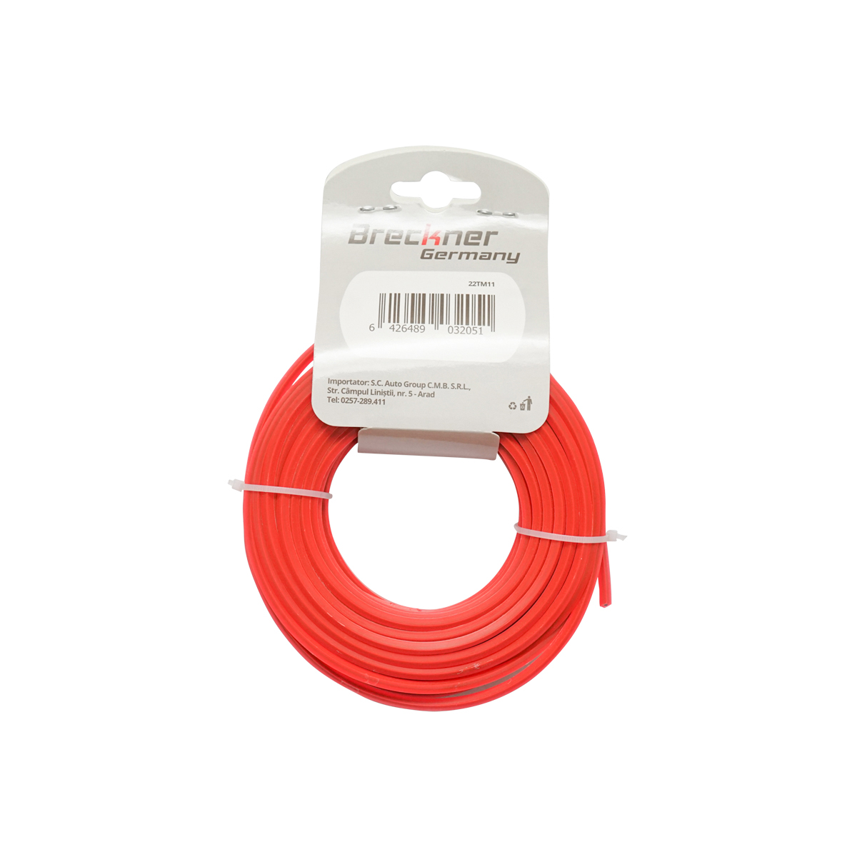 Fir patrat pentru motocoasa, 3 mm x 15 m cu insertie Breckner Germany - imagine 2