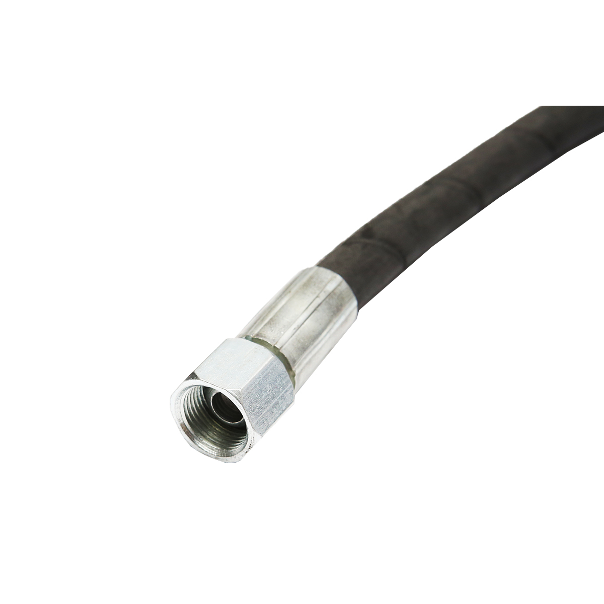 Furtun presiune 2SN DN10 sertizat cu capete filetate L=2500mm - imagine 3