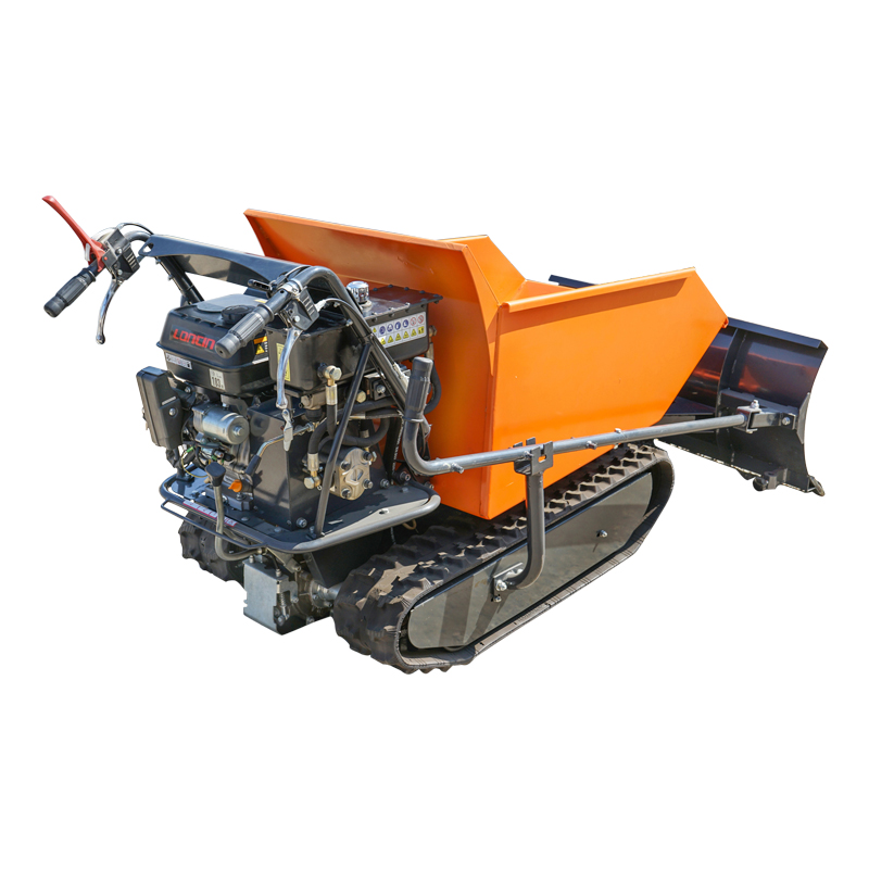 Roaba cu motor 9 CP, pornire electrica, senilata cu lama zapada, incarcare maxima 500kg Breckner Germany - imagine 2