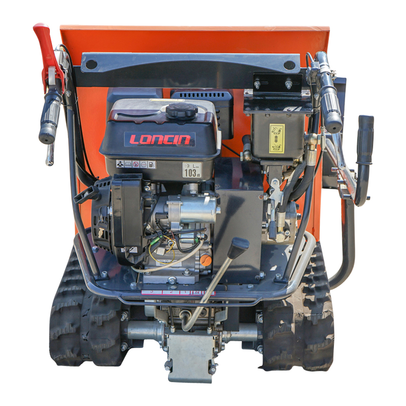 Roaba cu motor 9 CP, pornire electrica, senilata cu lama zapada, incarcare maxima 500kg Breckner Germany - imagine 5