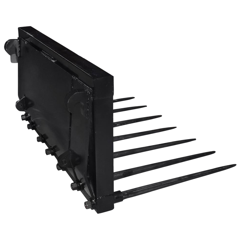 Furca pentru incarcat gunoi si baloti cu 7 tepuse de 800mm - imagine 3