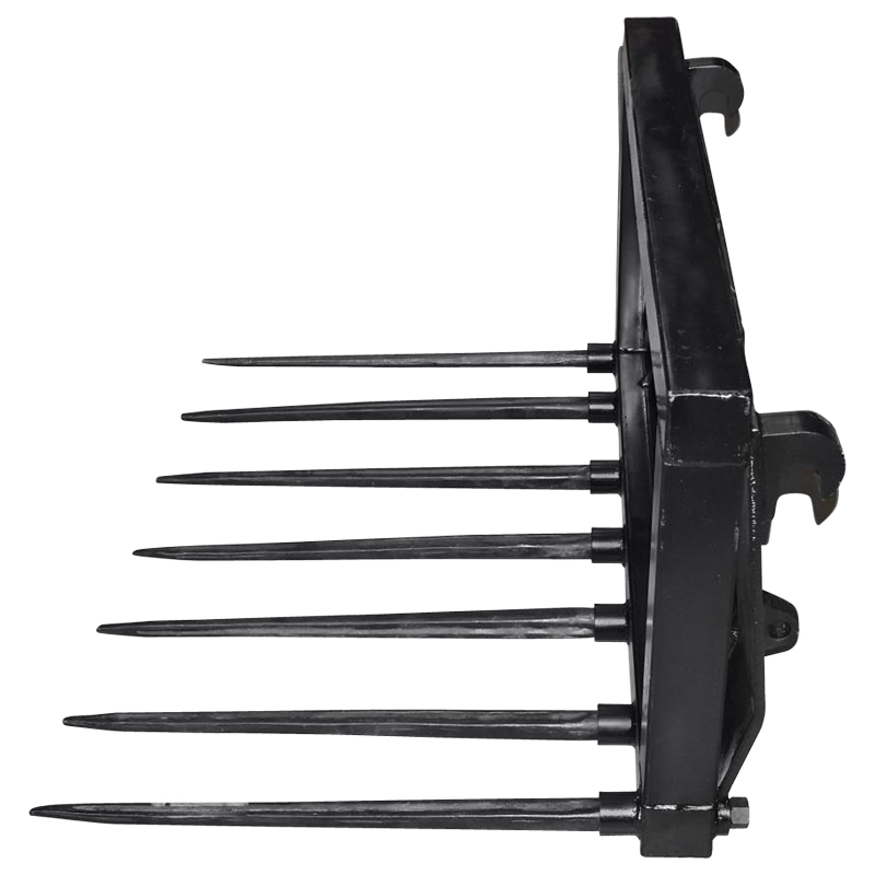 Furca pentru incarcat gunoi si baloti cu 7 tepuse de 800mm - imagine 2