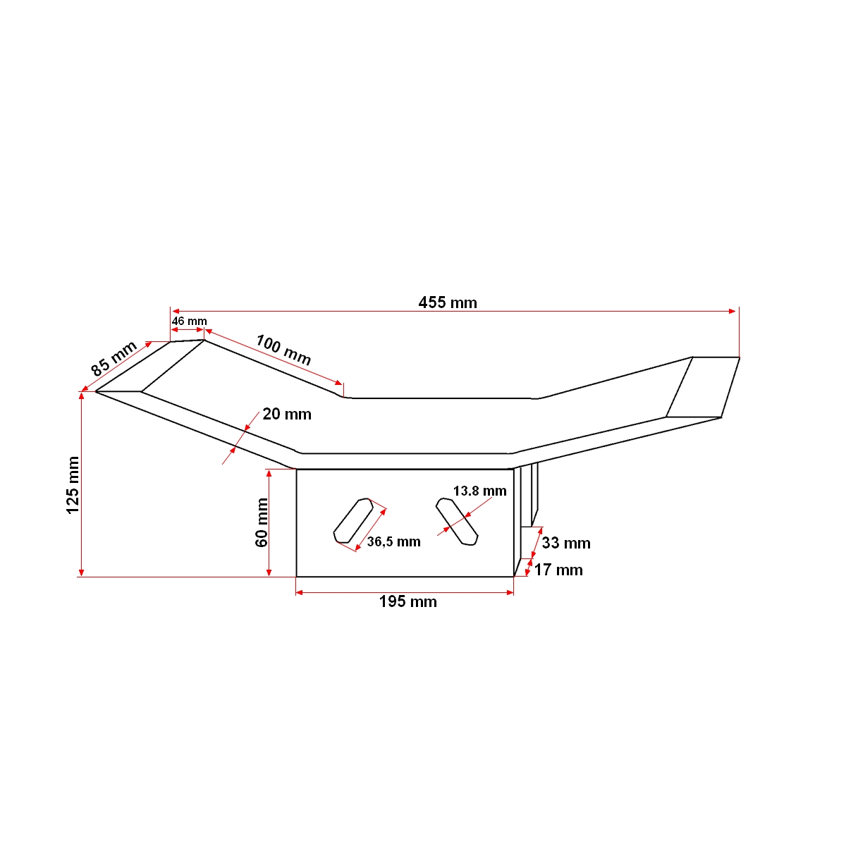 Cutit fata dalta brat frontal pentru scarificator - imagine 5