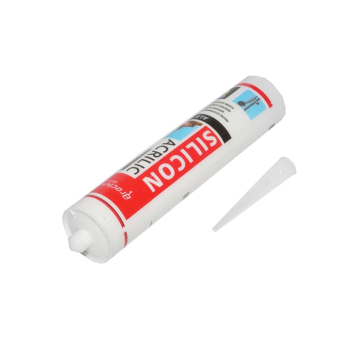 Silcon acrilic alb interior/exterior 300ml Breckner Germany - imagine 3