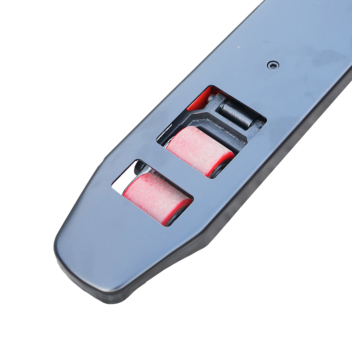 Transpalet manual 2T cu cantar electronic si roata de silicon Breckner Germany - imagine 10