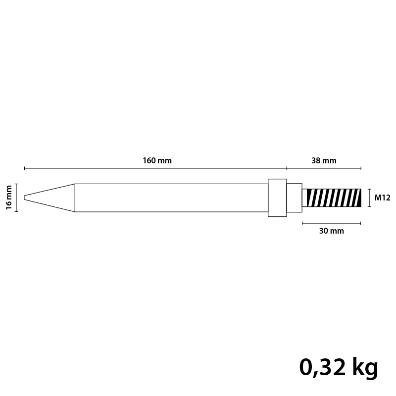 Colt grapa gros M12 calitate superioara PP4 - imagine 5