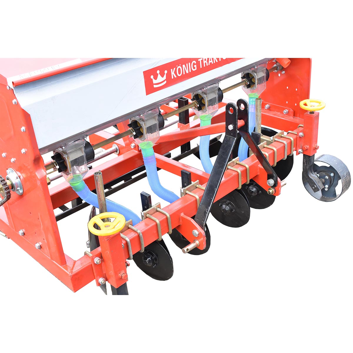 Masina de bilonat latime 1.4m cu buncar de ingrasaminte Konig Traktoren - imagine 9