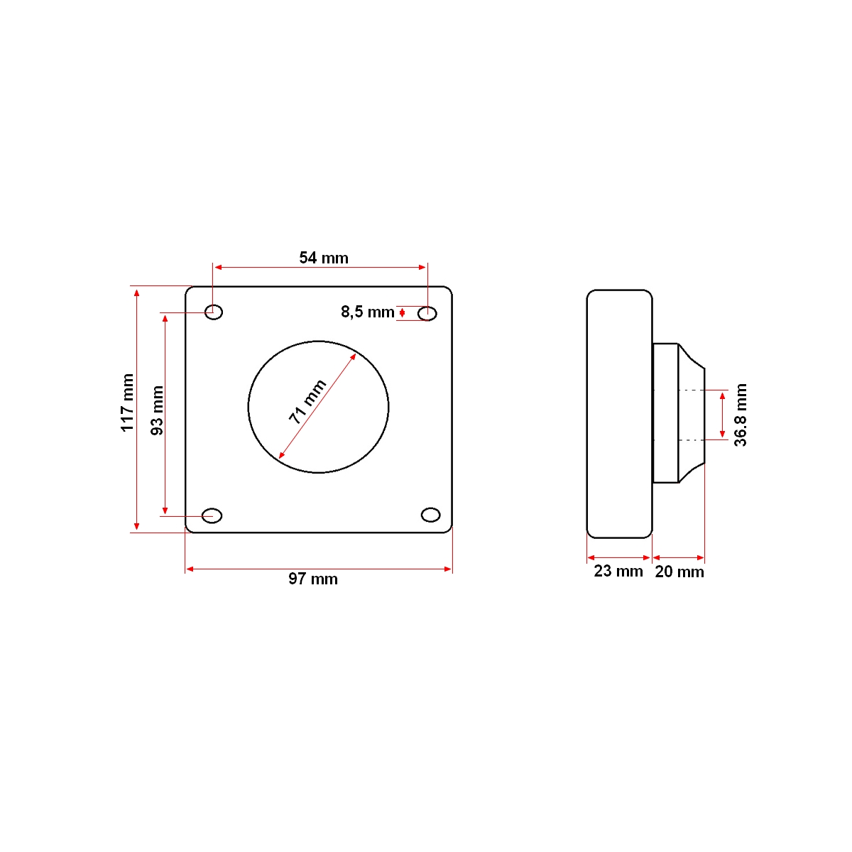Lagar tavalug/carcasa fara rulment pentru scarificator (rulmentul compatibil este 6306) - imagine 5