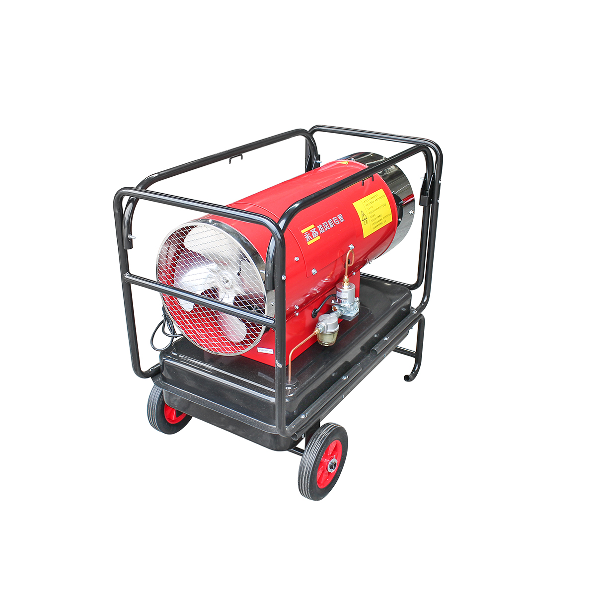 Incalzitor aer pe motorina si electric 220V, consum 3.5L/h, rezervor 45L, capacitate 1000 m³/h - imagine 3