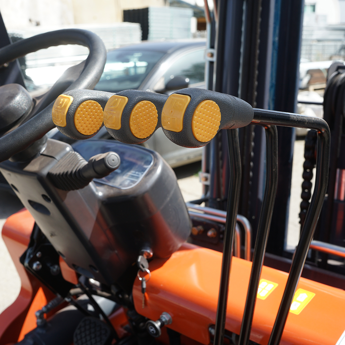 Motostivuitor 3 Tone translatie laterala triplex ridicare 4.5m cilindru pentru container - imagine 11