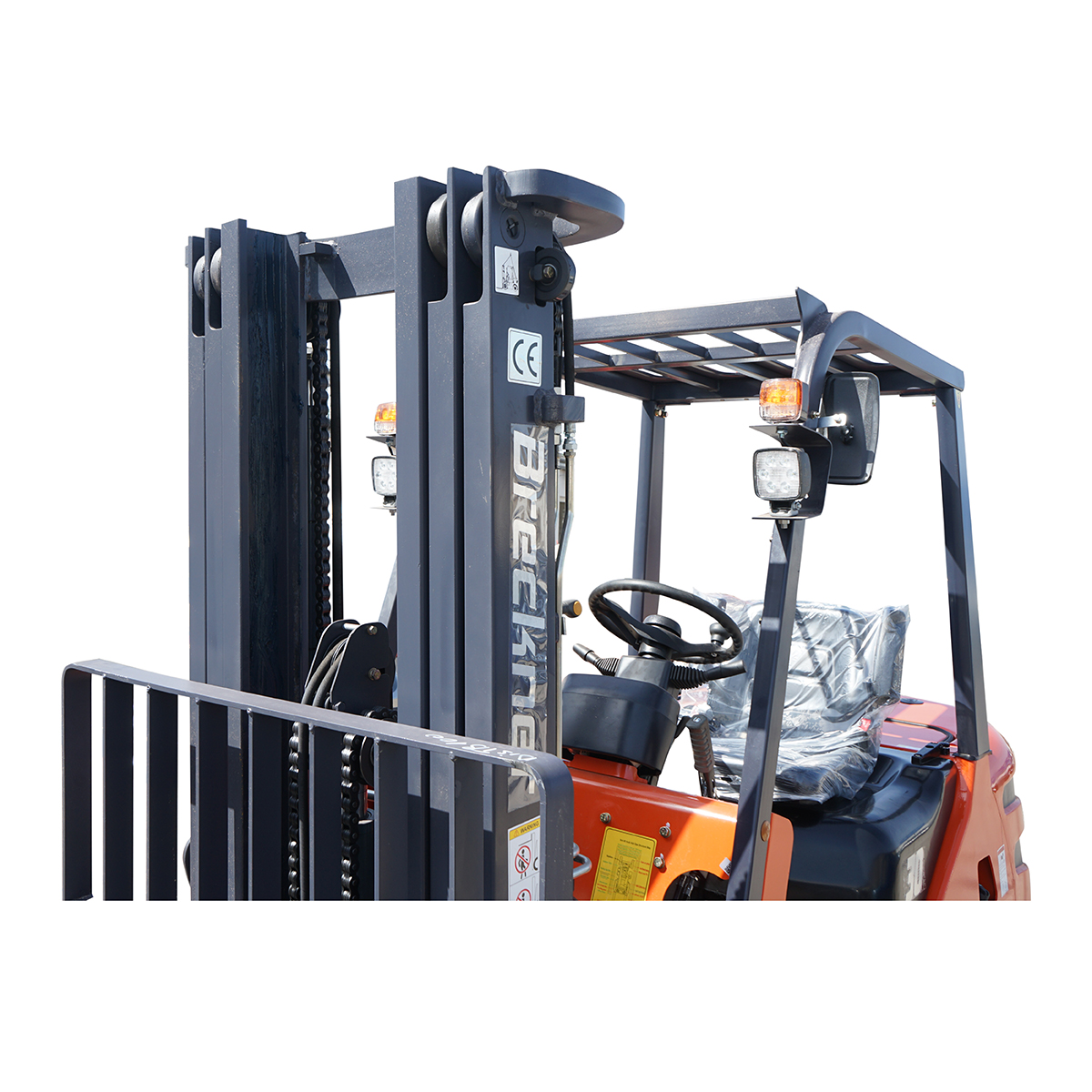 Motostivuitor 3 Tone translatie laterala triplex ridicare 4.5m cilindru pentru container - imagine 7