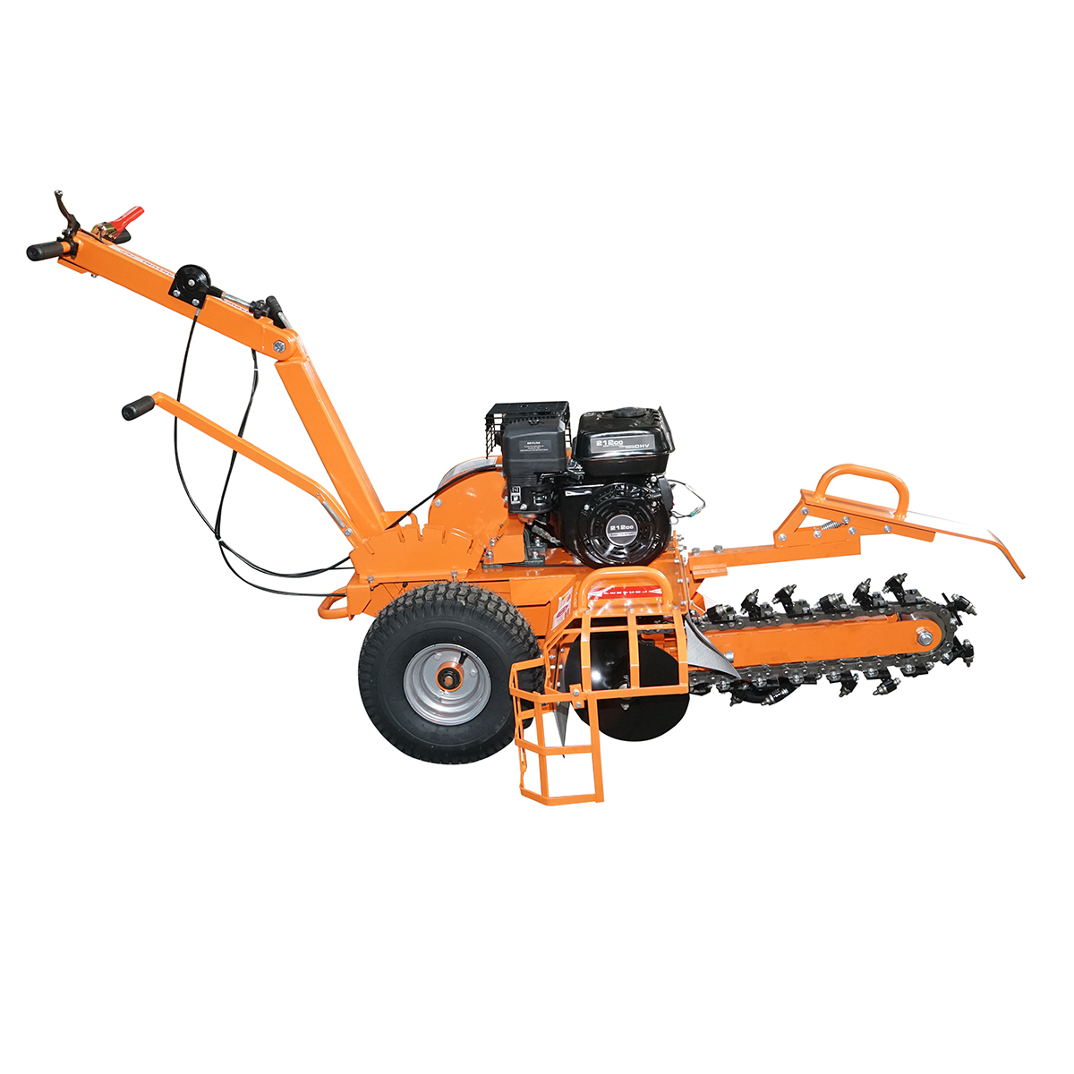 Masina de sapat santuri 7 CP latime de lucru 100mm adancime 450mm THOR - imagine 3