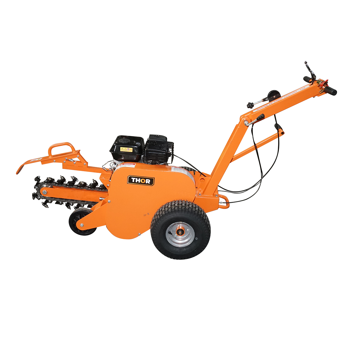 Masina de sapat santuri 7 CP latime de lucru 100mm adancime 450mm THOR - imagine 2