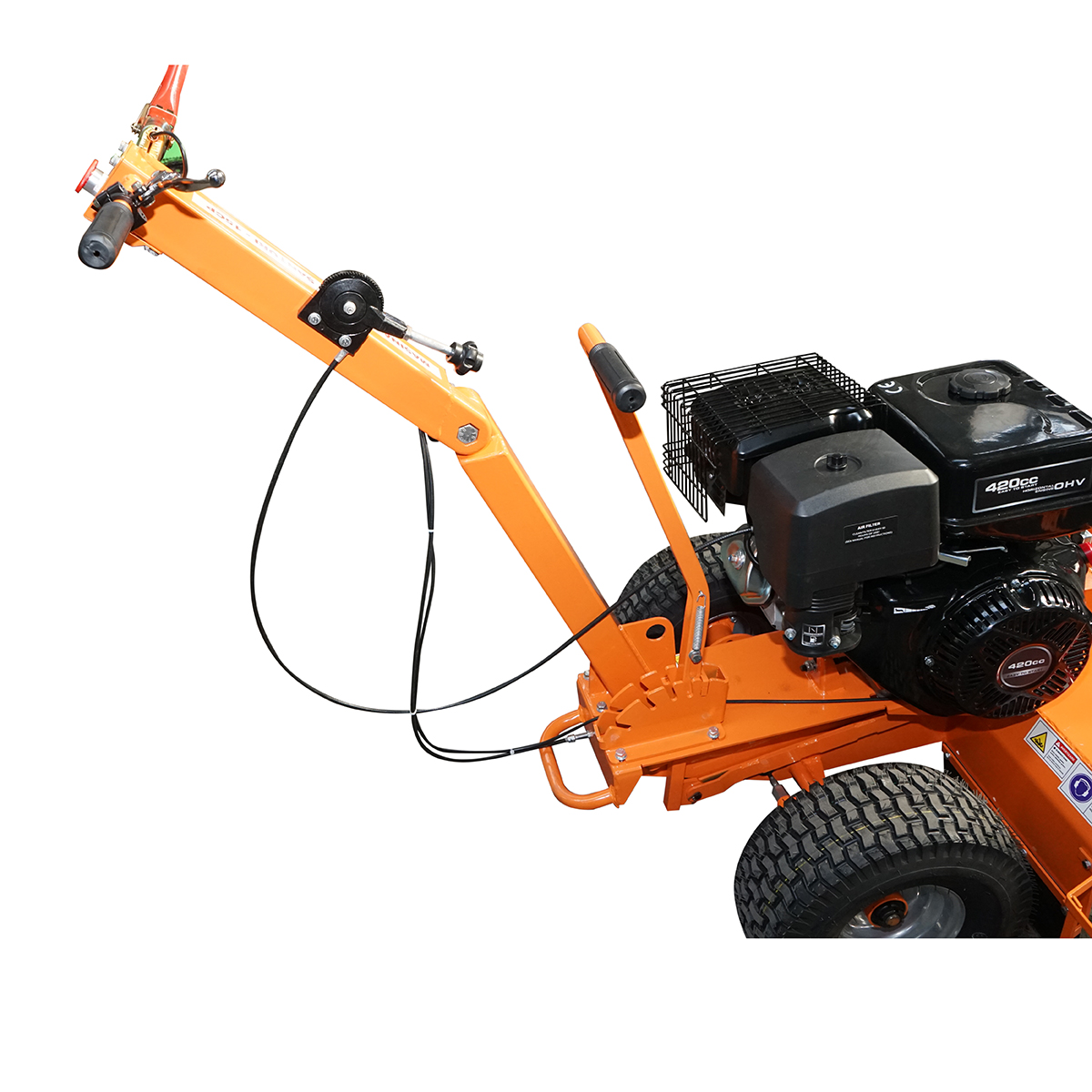 Masina de sapat santuri 15 CP latime de lucru 100mm adancime 600mm Thor - imagine 11