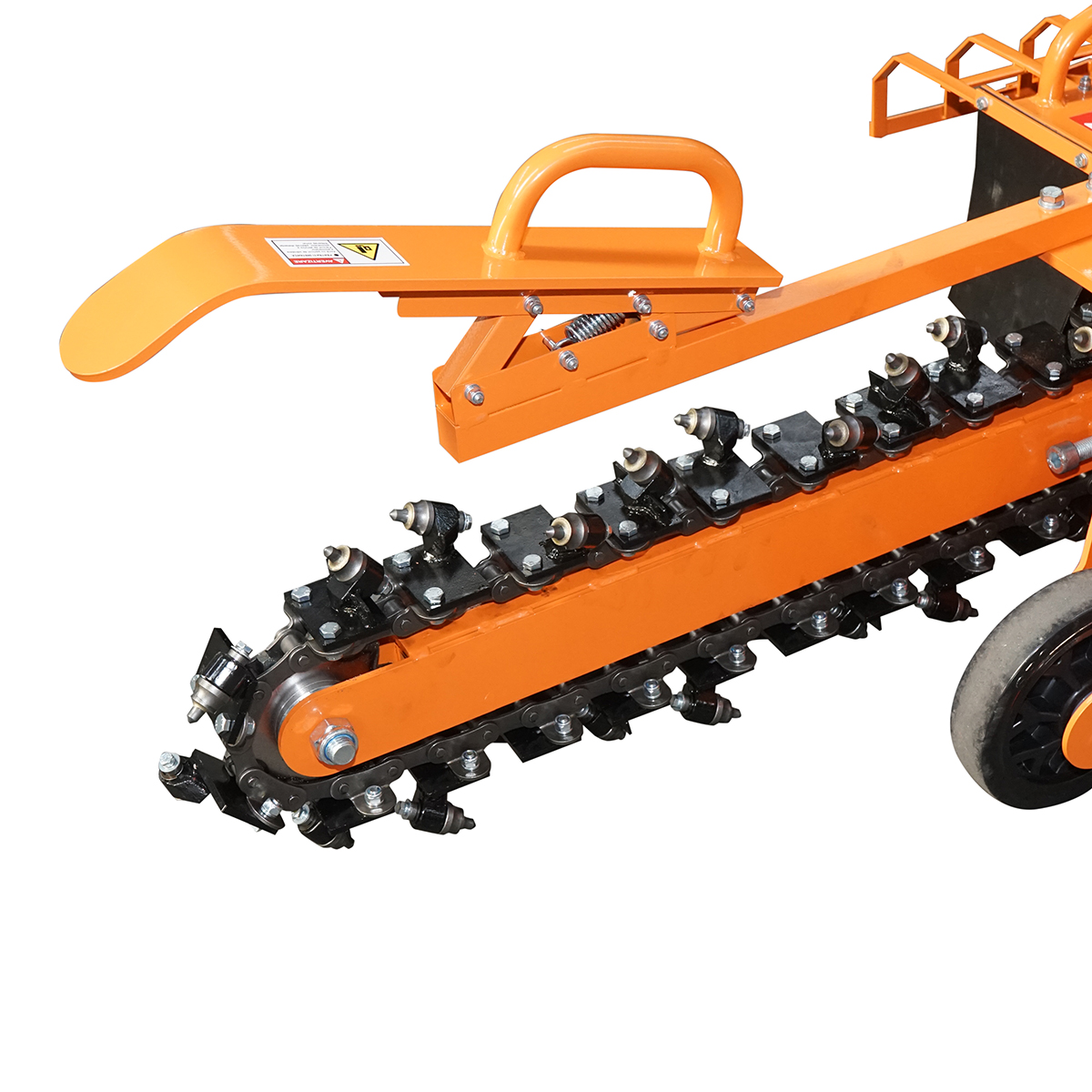 Masina de sapat santuri 15 CP latime de lucru 100mm adancime 600mm Thor - imagine 9