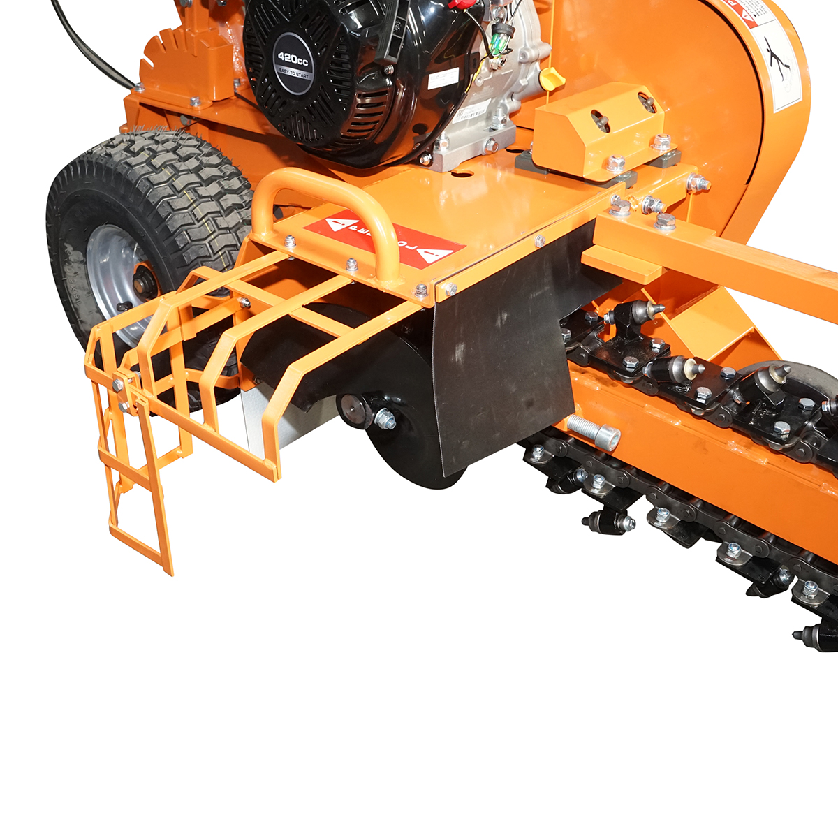 Masina de sapat santuri 15 CP latime de lucru 100mm adancime 600mm Thor - imagine 10