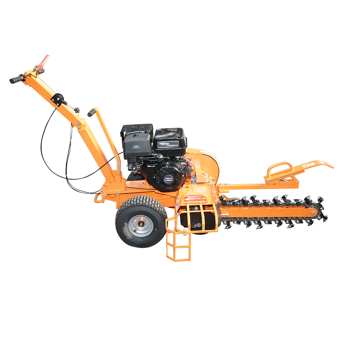 Masina de sapat santuri 15 CP latime de lucru 100mm adancime 600mm Thor - imagine 6