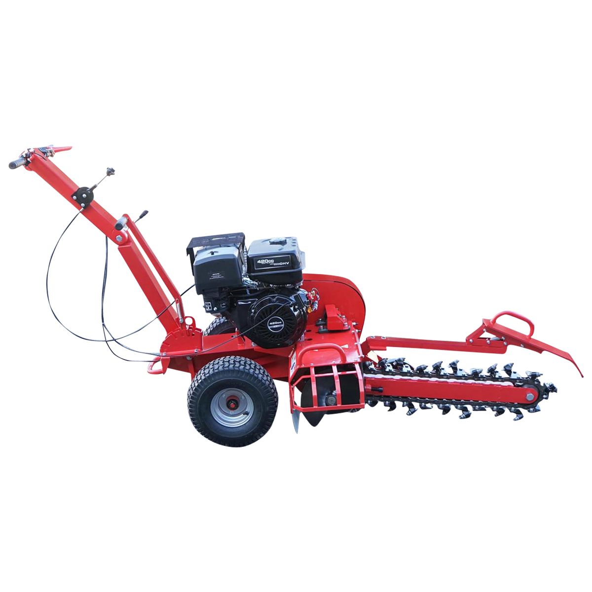 Masina de sapat santuri 15 CP latime de lucru 100mm adancime 600mm Breckner Germany - imagine 6