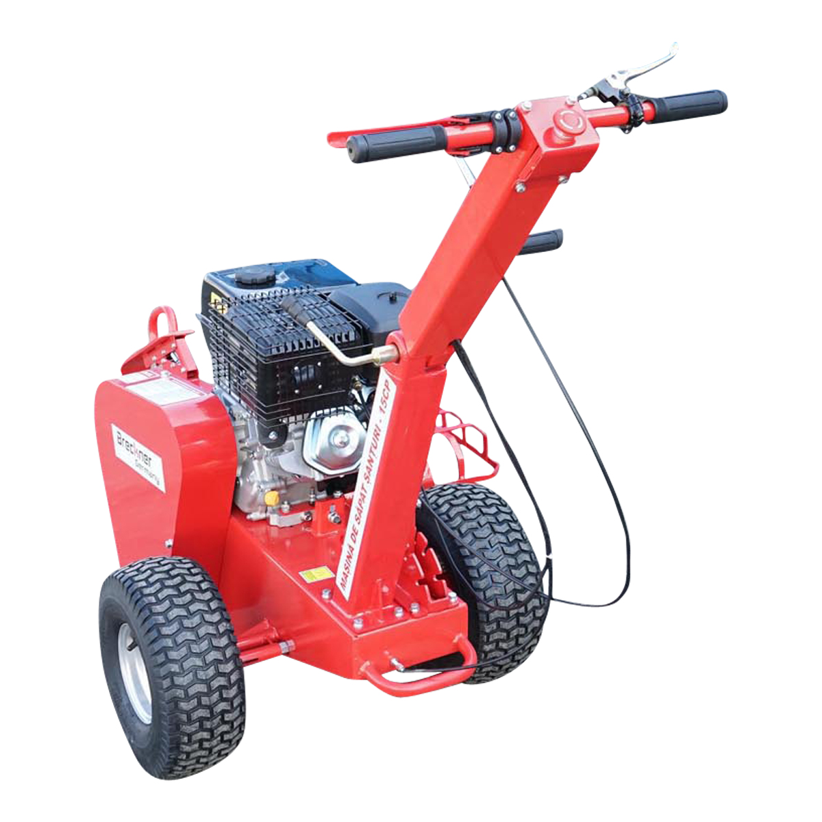 Masina de sapat santuri 15 CP latime de lucru 100mm adancime 600mm Breckner Germany - imagine 3