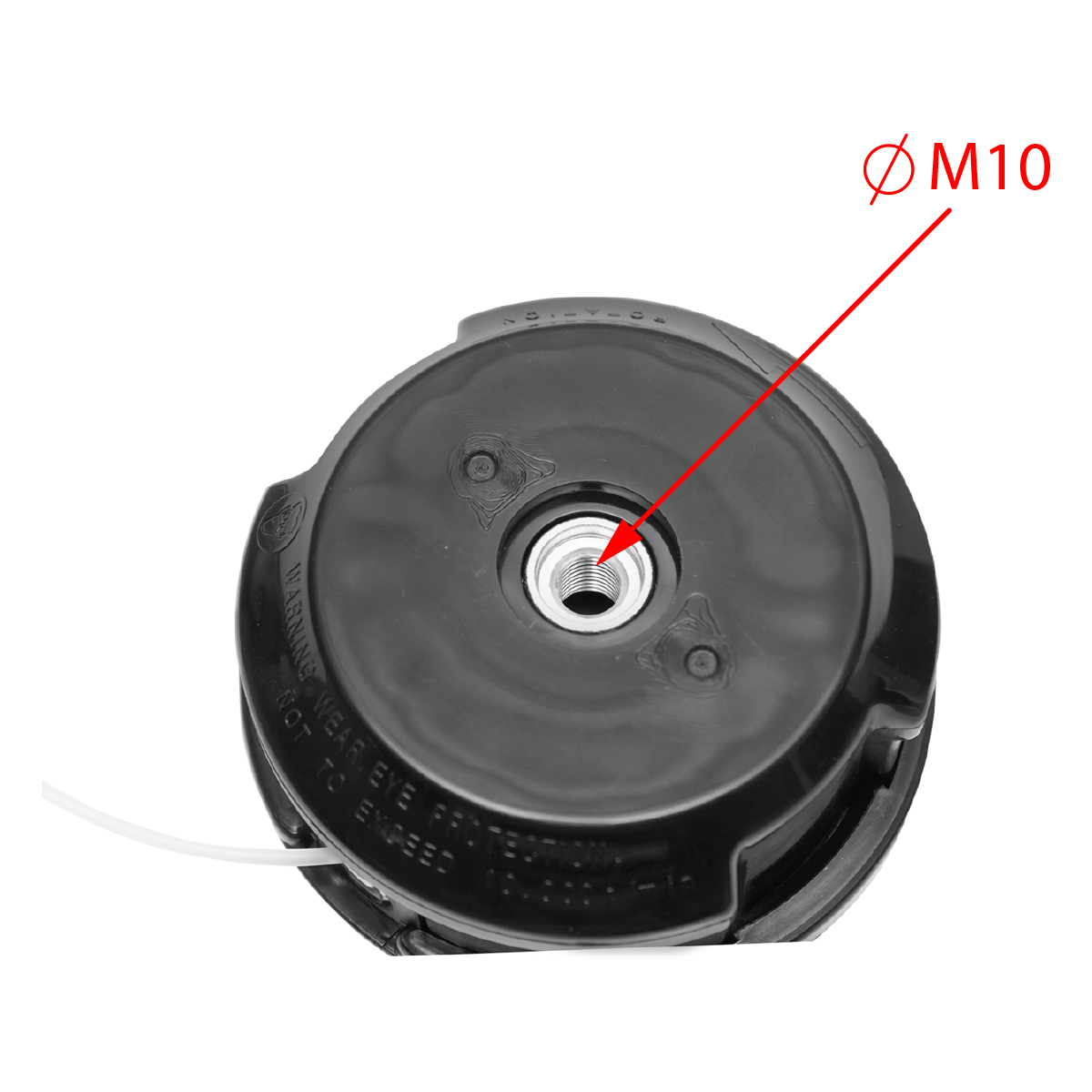 Cap tambur universal motocoasa cu fir fi2.5mm si filet prindere M10 x P1.25LH Breckner Germany - imagine 4