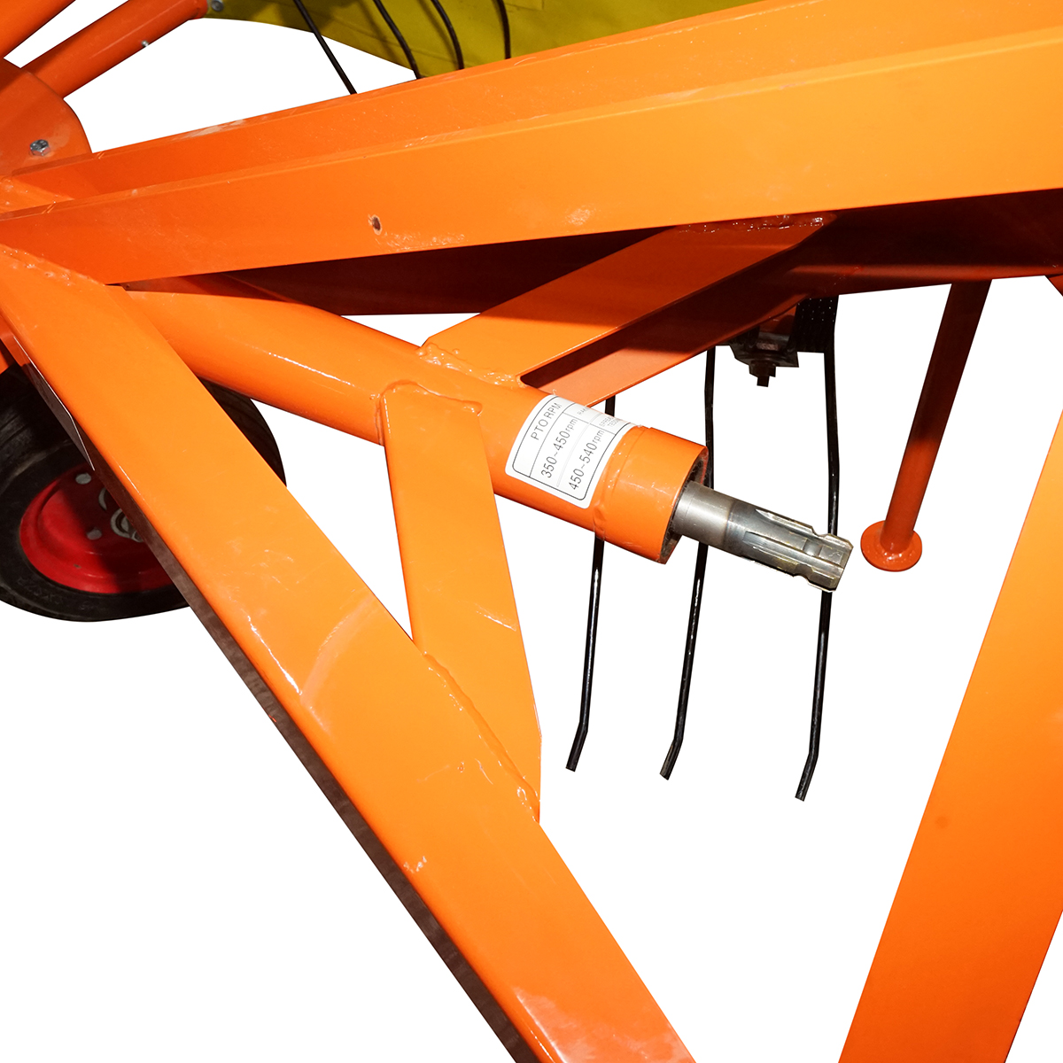 Grebla rotativa tip paianjen cu 6 brate, latime de lucru 1.80m, putere necesara 15-50CP 220Kg Konig Traktoren - imagine 7