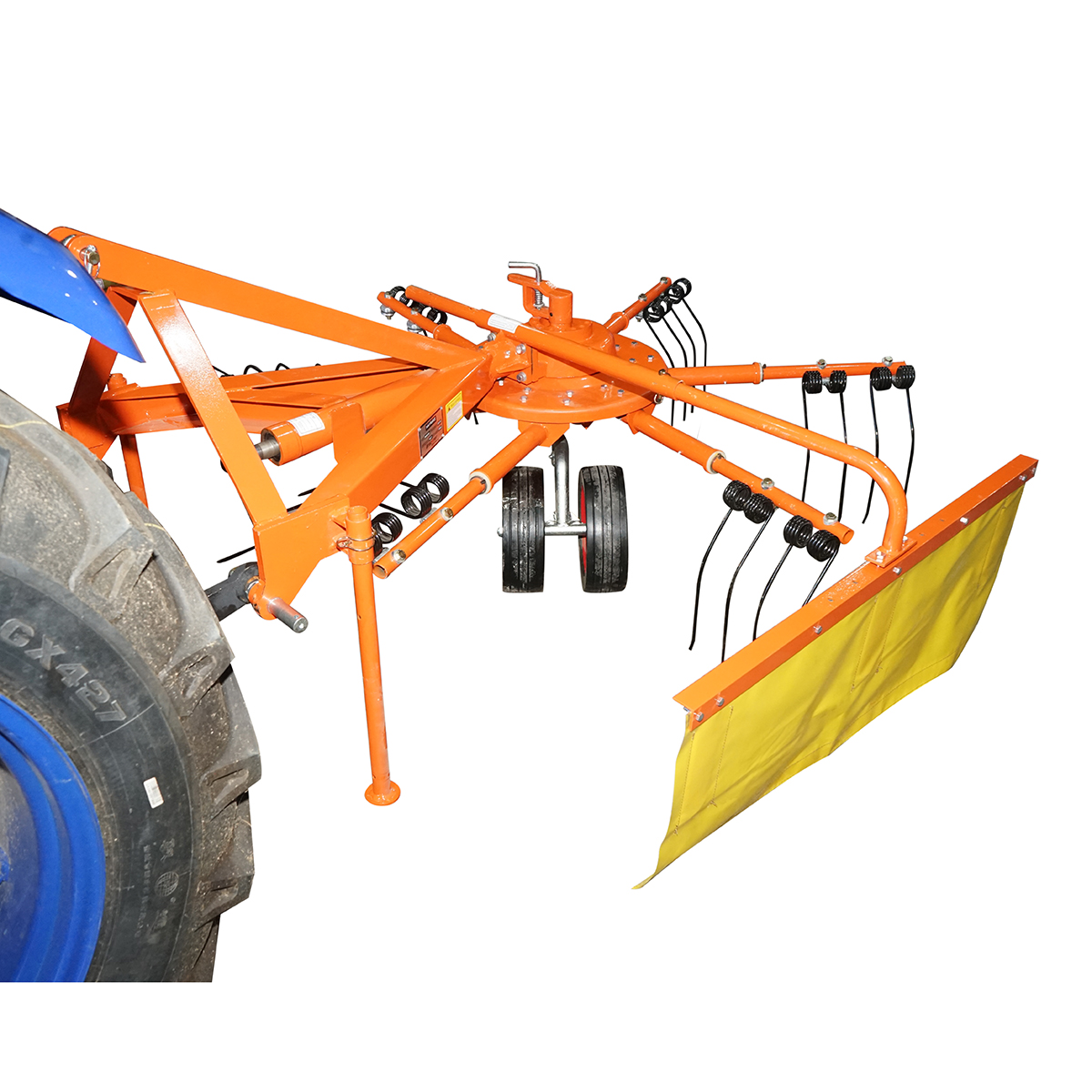 Grebla rotativa tip paianjen cu 6 brate, latime de lucru 1.80m, putere necesara 15-50CP 220Kg Konig Traktoren - imagine 6