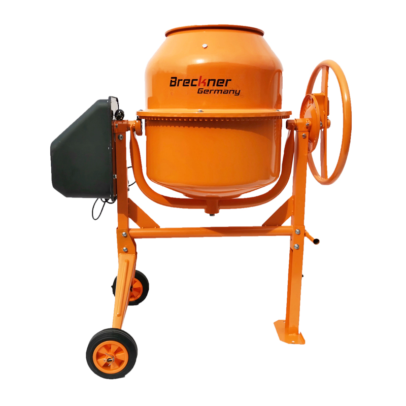 Betoniera 450W, volum cuva 120L, pinion si coroana din fonta, 44Kg Breckner Germany - imagine 5