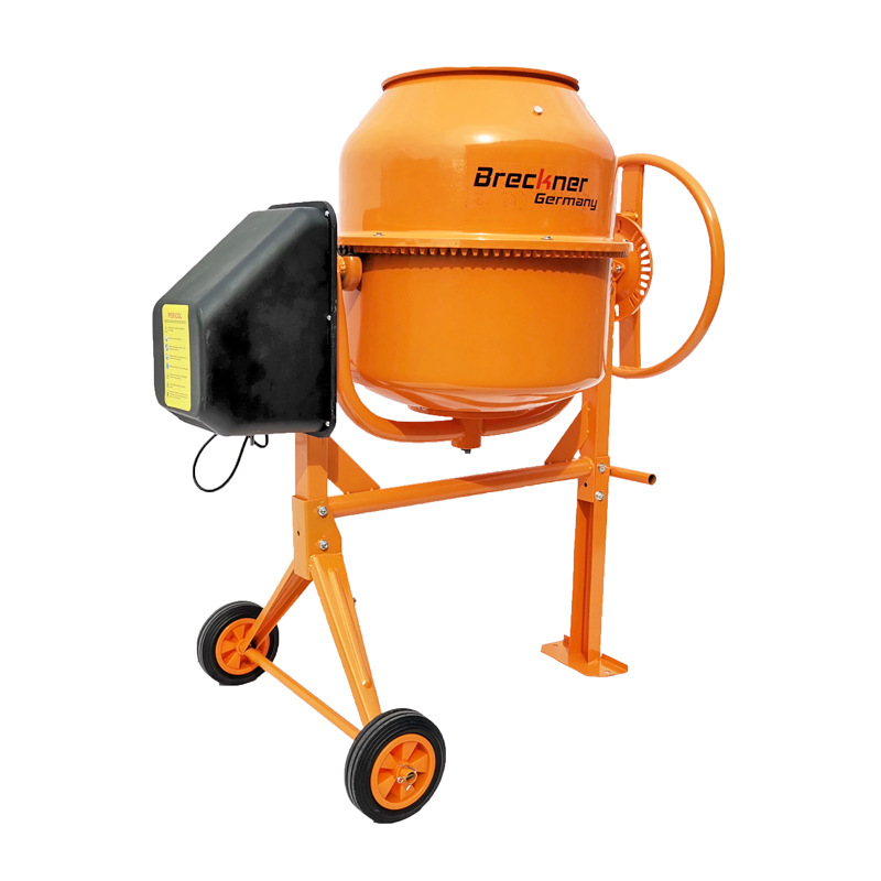 Betoniera 450W, volum cuva 120L, pinion si coroana din fonta, 44Kg Breckner Germany - imagine 4