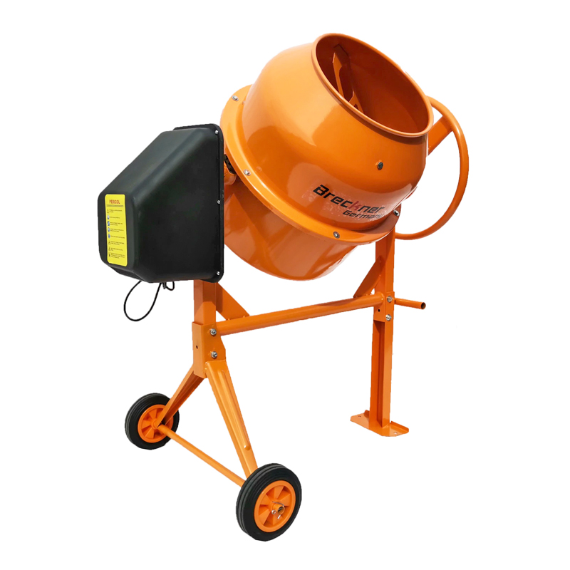 Betoniera 450W, volum cuva 120L, pinion si coroana din fonta, 44Kg Breckner Germany - imagine 6