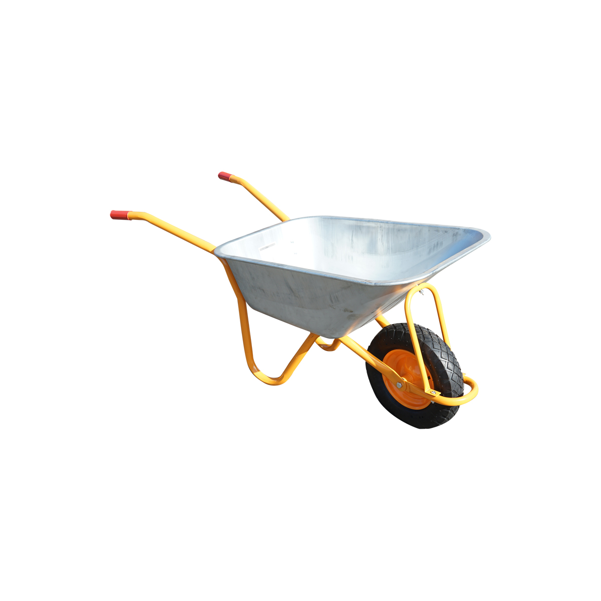 Roaba metalica cu intarituri si roata din metal 85L 875x595x275mm Thor - imagine 2