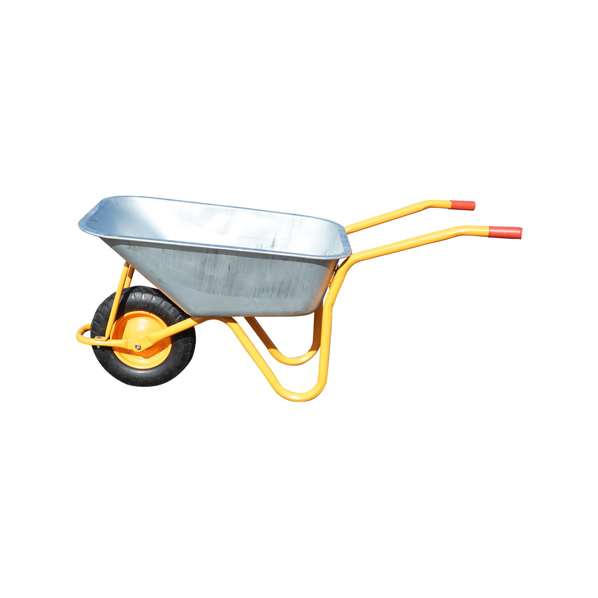 Roaba metalica cu intarituri si roata din metal 85L 875x595x275mm Thor - imagine 3